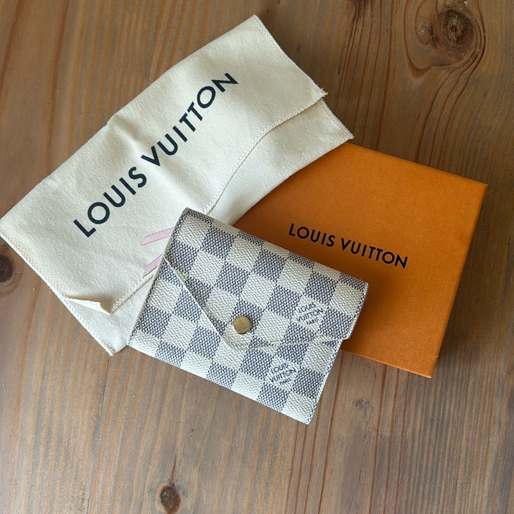Louis Vuitton Victorine Wallet- Damier Azur
